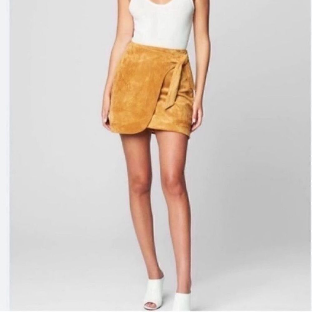BLANKNYC Faux Suede Mini Skirt(Size 27)